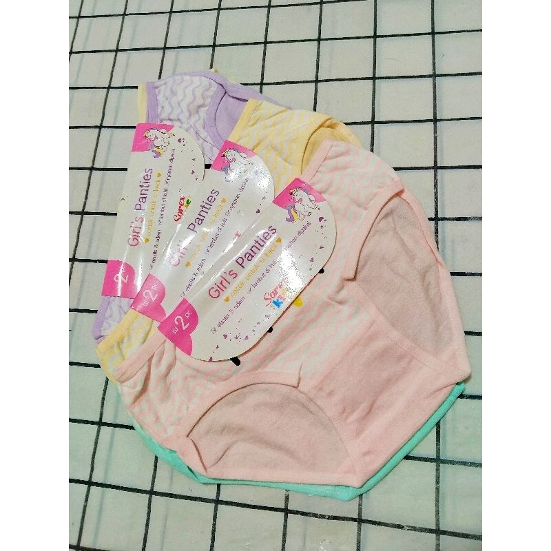 Sorex KIDS Celana Dalam Anak CEWEK NB314 I art:1300 I art:1301 Size S M L XL