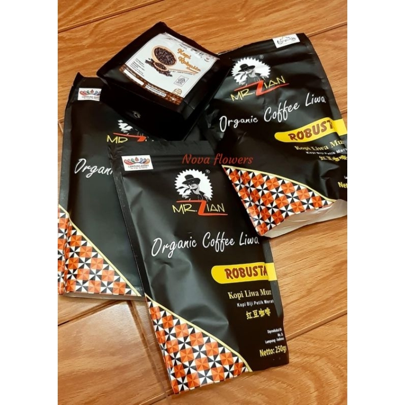 

Coffee Robusta Organic Asli liwa lampung 250gr