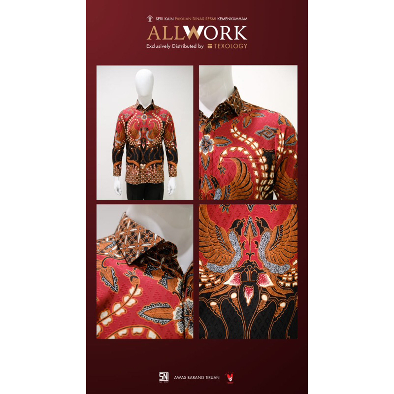 Bahan batik kemenkumham