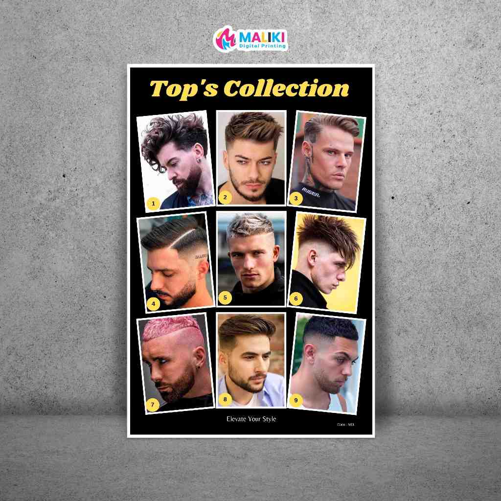 Poster Barbershop kekinian 2024