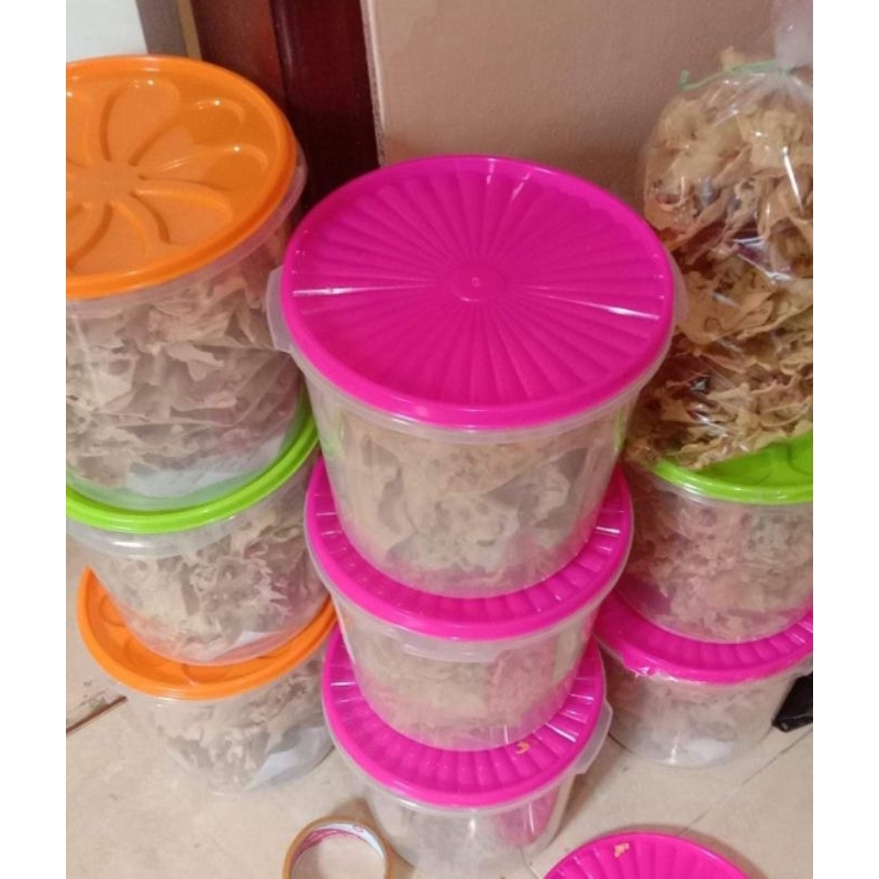 

peyek kacang toples ukuran 5L