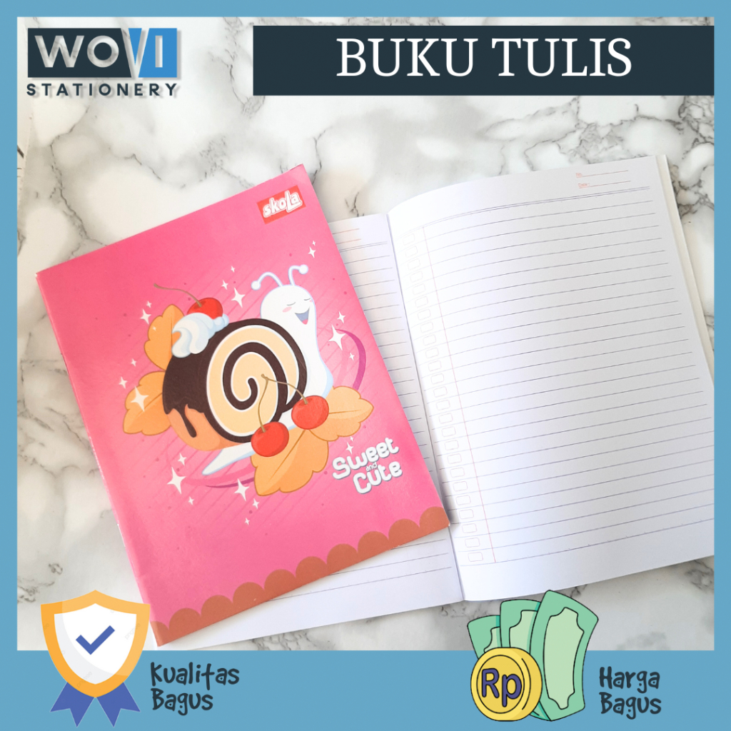

[PAK] Buku Tulis Skola By Sidu 38 Lembar / Buku Tulis 38 Lembar Skola by SInar Dunia