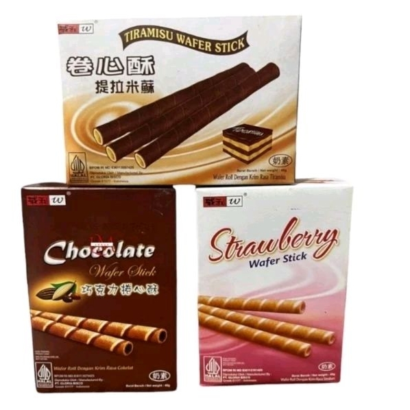 

Biskitop Willie Wafer Stick Rasa Coklat/Strawberry/Tiramisu @40gr