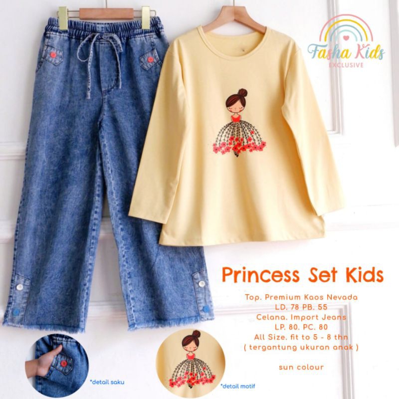 (COD) PRINCES.• VIO • BELLE • MOON • LALA• SET CELANA JEANS • BY FASHA