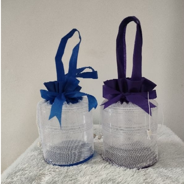 (𝐏𝐚𝐤𝐞𝐭 𝐇𝐞𝐦𝐚𝐭) 10 Pcs Tas Toples kue kering 250gr/ 3 Susun / Tas Hampers Lebaran/Tas Toples Kombinasi