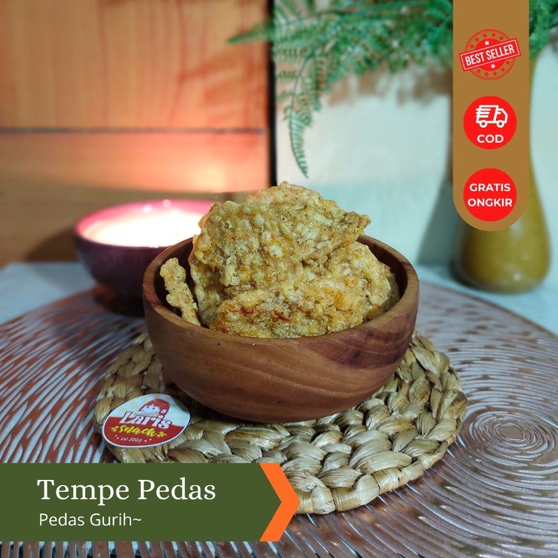 

Tempe Bulat Pedas | Laris Snack Official | Pengiriman Cimahi