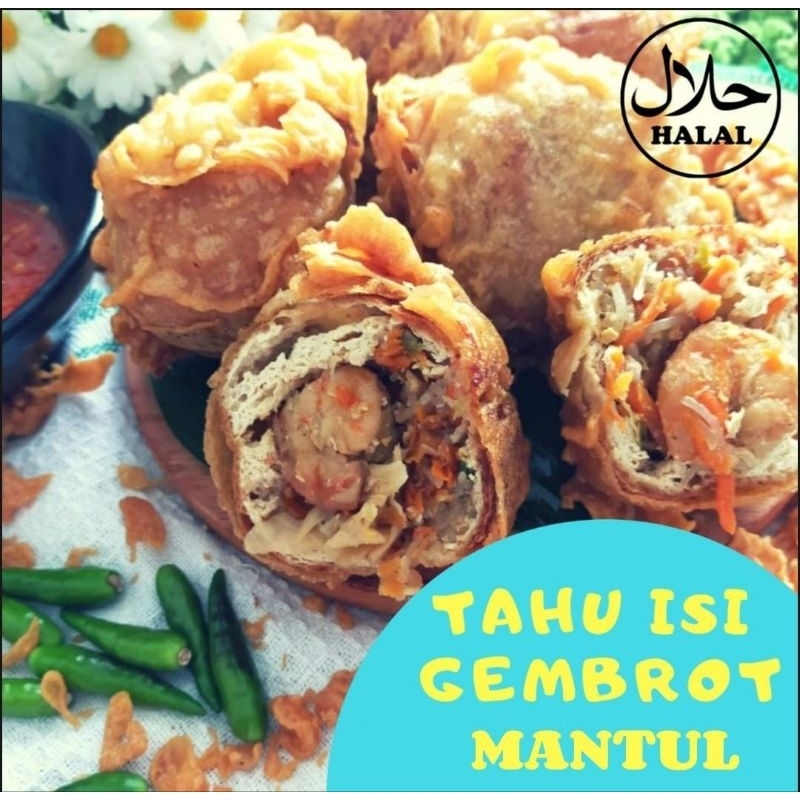 

Tahu isi gembrot varian udang dan tanpa udang