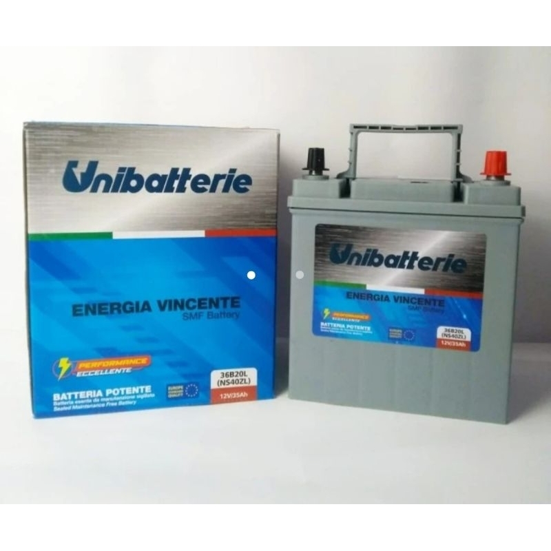 Aki Accu Mobil Honda Jazz BRV Brio Ertiga Agya Ayla NS40ZL UNIBATTERIE KHUSUS GOSEND