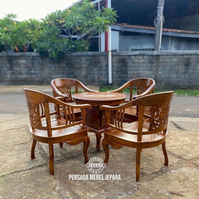 Kursi teras betawi krawangan / Kursi teras jati / Kursi betawi / Kursi teras / Kursi jati / Kursi