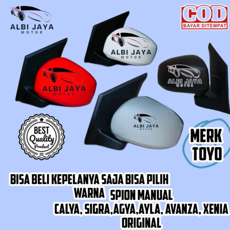 Spion manual original SATUAAN AGYA, AYLA, AVANZA XENIA spion original agya original spion manual sig