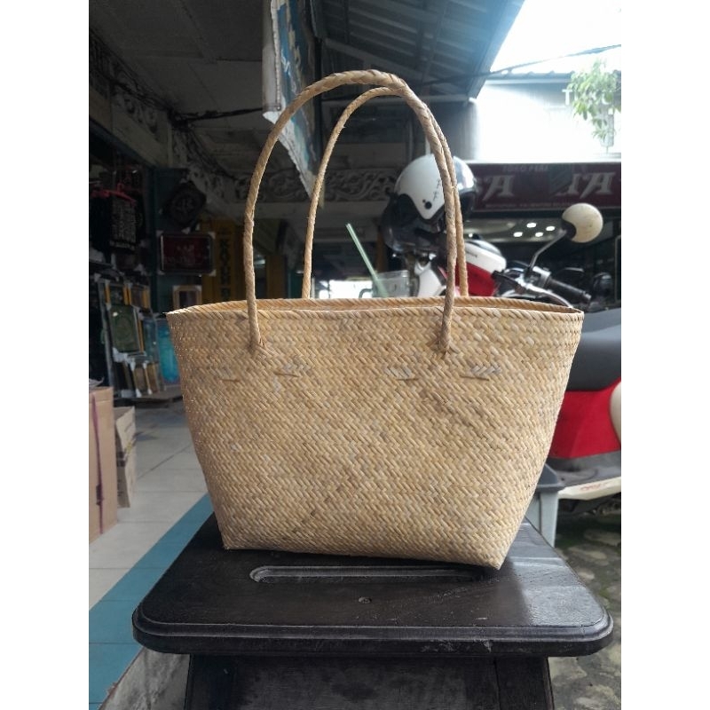 TAS ROTAN POLOS HANDMADE KHAS KALIMANTAN