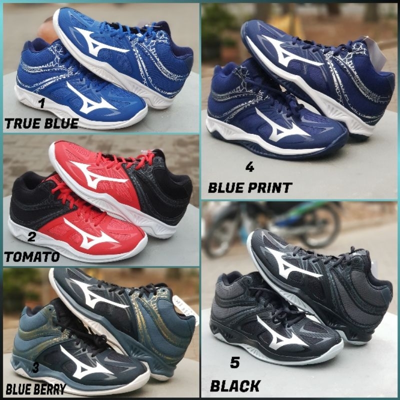 Real pict OBRAL SEPATU VOLLY MIZUNO THUNDER BLADE MID ORIGINAL 100%