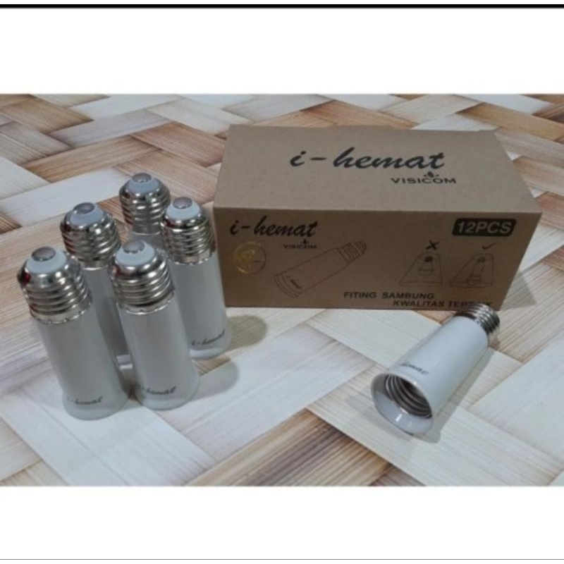 Fitting Sambung (Panjang) Fitting Extension Downlight i-hemat Visicom/Fitting Extender 95mm i-hemat 