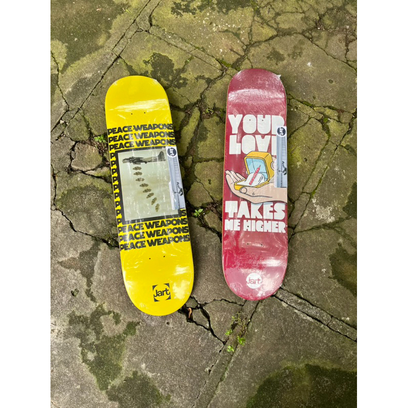 JART Skateboard Deck "STAY HIGH SERIES". Skateboard merk JART. Deck Skateboard Impor. Skateboard Dec