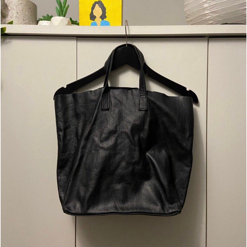 preloved tas hitam tote bag besar