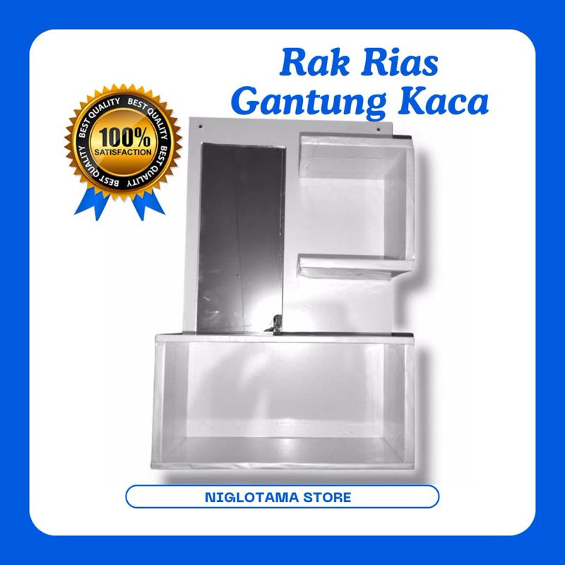 Rak Rias Gantung Kaca // Rak Rias Gantung Kaca Kosmetik Minimalis