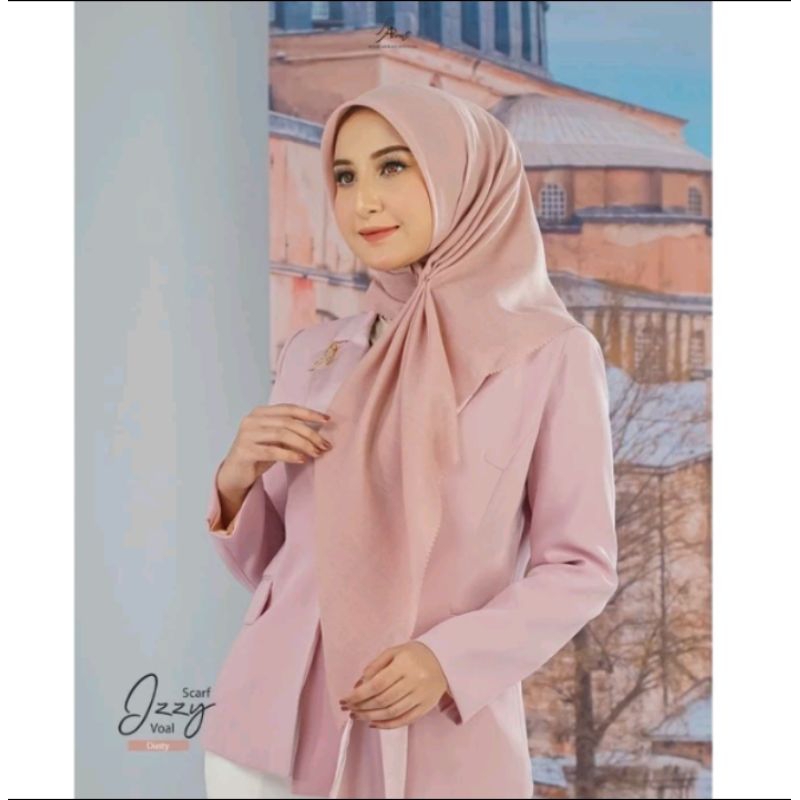 HIJAB SEGI EMPAT POLOS|IZZY SCARF ARRAFI