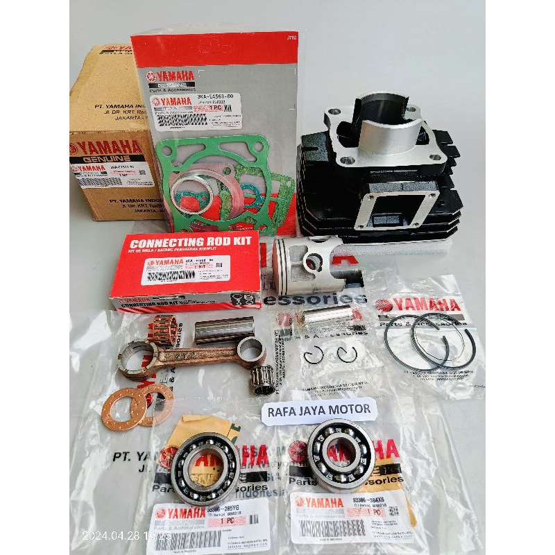 Blok Seher Komplit + Stang Seher & Bearing Kruk As Yamaha RX KING RX K RX New YP1 Original Thailand