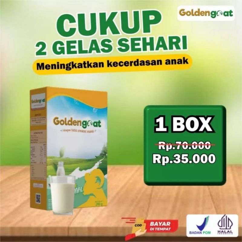 

GOLDEN GOAT SUSU KAMBING ETAWA 100% ORIGINAL