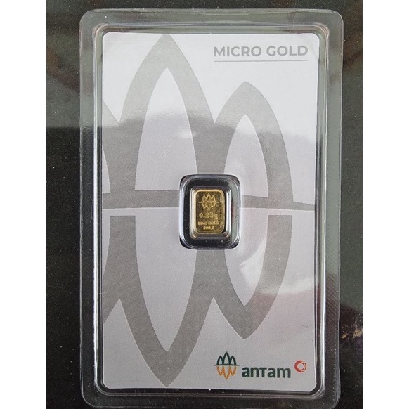 Logam Mulia LM Antam 25 gram ART W4O7
