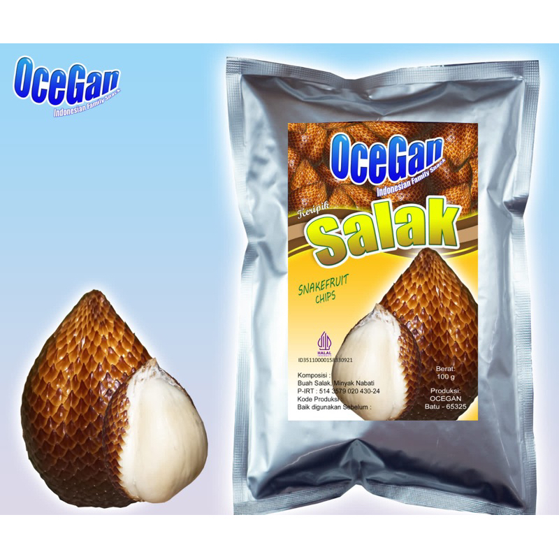 

Cemilan keripik keripik buah salak asli Batu Malang