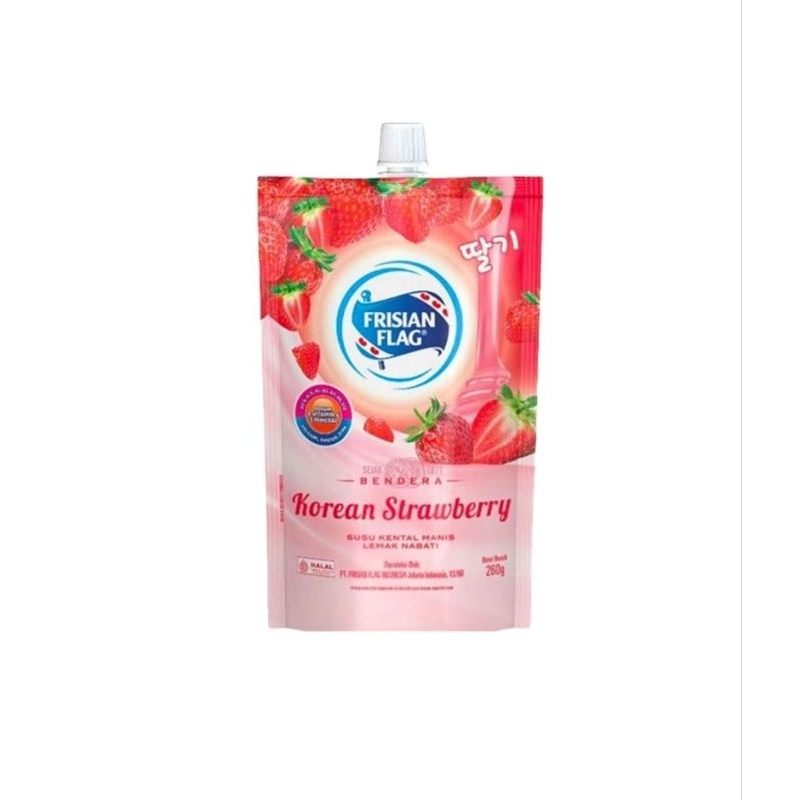 

Frisian Flag Kental Manis Korean Strawberry 260 g
