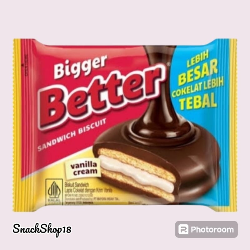 

Roma Better Chocolate Bigger 1 Pack isi 10 Bungkus