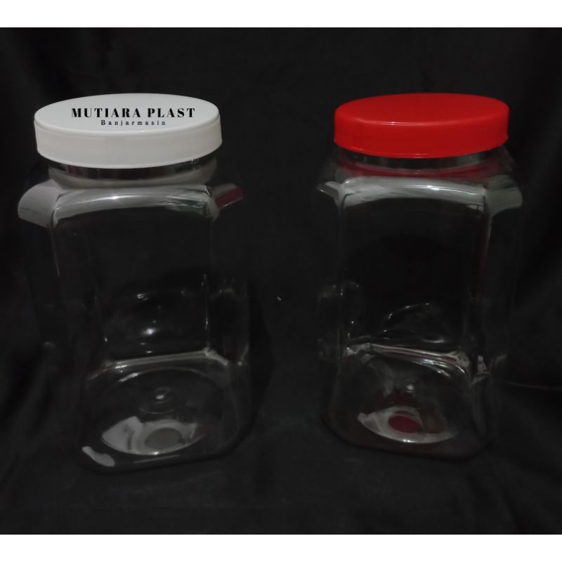 TOPLES 2 LITER / TOPLES 2 LITER + TUTUP KOTAK/ BULAT  (TEBAL)