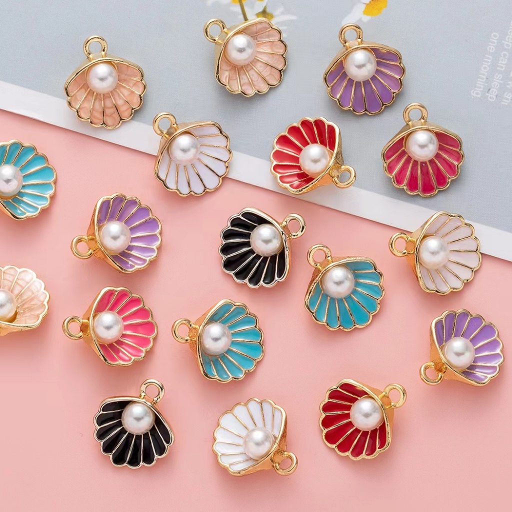 Aksesoris aksesoris/campuran mutiara kerang/liontin mutiara/liontin telinga/aksesoris/kalung/gelang