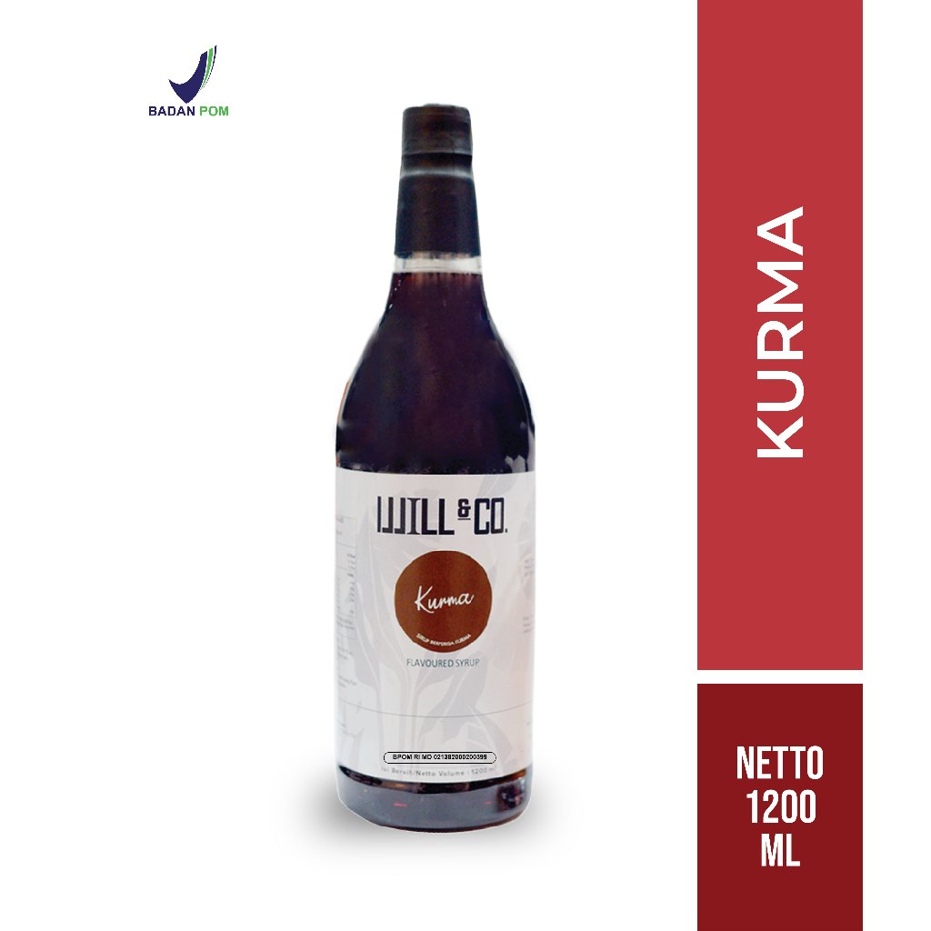 

Will&co Sirup Kurma 1.2 Liter - Date Syrup sweet aroma