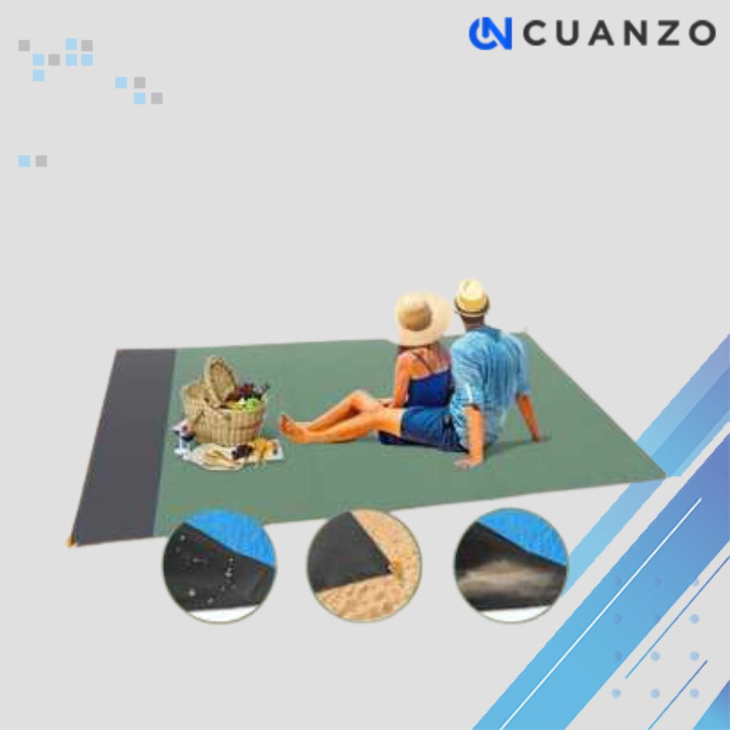 Tikar Lipat Matras Camping Piknik Waterproof Mat 140 x 200cm / Tikar Gelaran Lipat Pantai Camping Ke