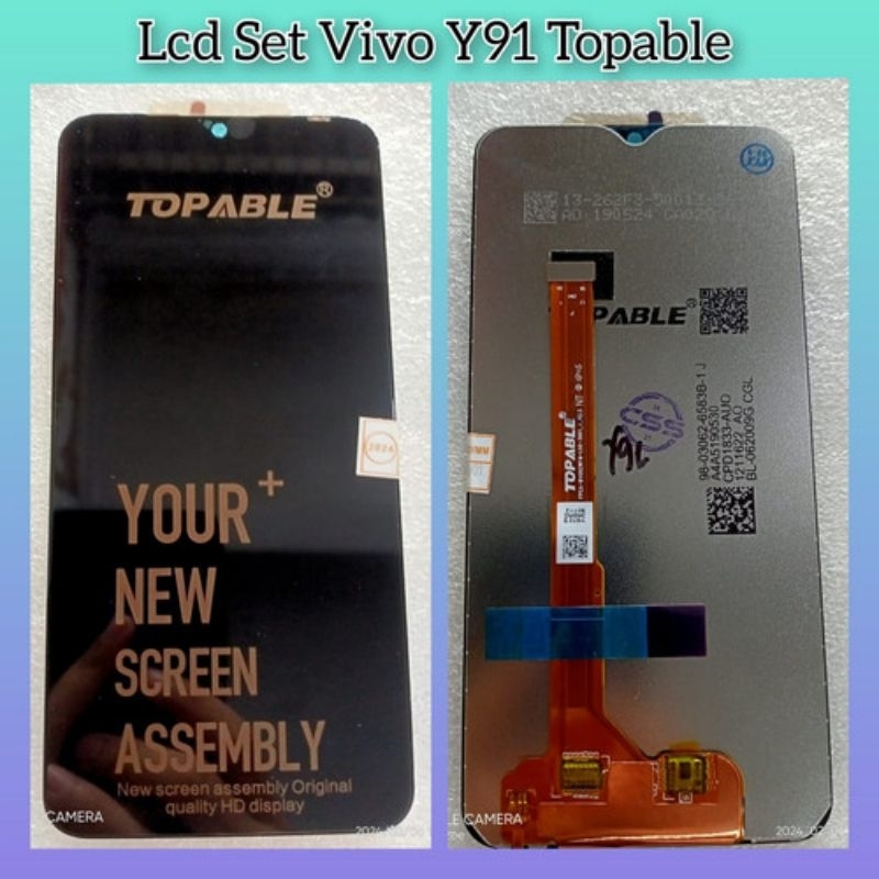 lcd touchscreen vivo Y91 y93 y95 topable original1000%