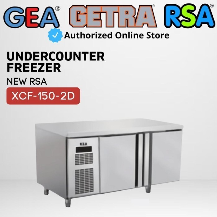 RSA Undercounter Freezer 2 Pintu XCF-150-2D