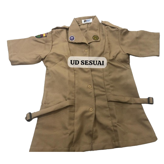 Baju Pramuka BENLY SMP SMA Perempuan Pendek (SNI RAPILO) 100% ORIGINAL
