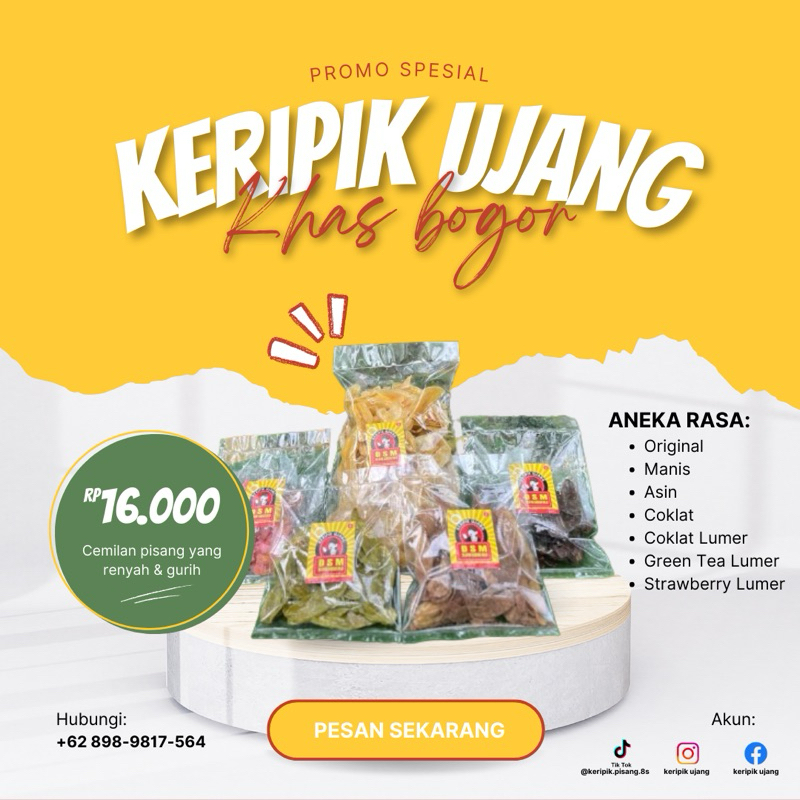

Keripik pisang Varian Rasa