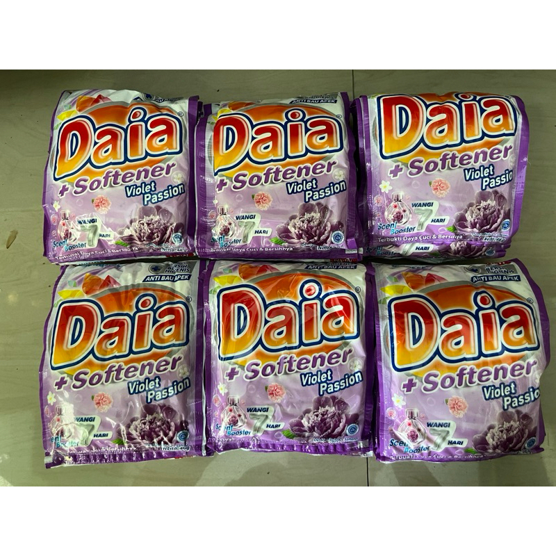 DAIA BUBUK RENCENG (6 Sachet) // DAIA + SOFTENER