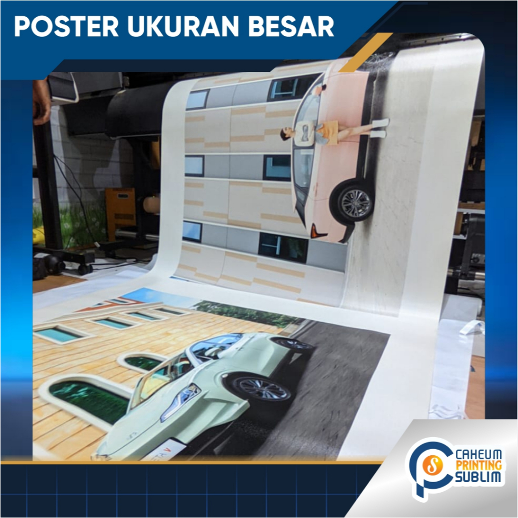 

HJK Poster Digital Printing Luster, Photo Glossy, Vinyl Albatros, PVC, Cetak Banner, Poster, POP,