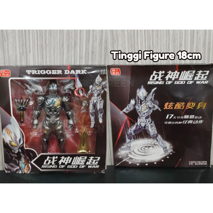 mainan anak action figure shf ultraman trigger dark figure koleksi