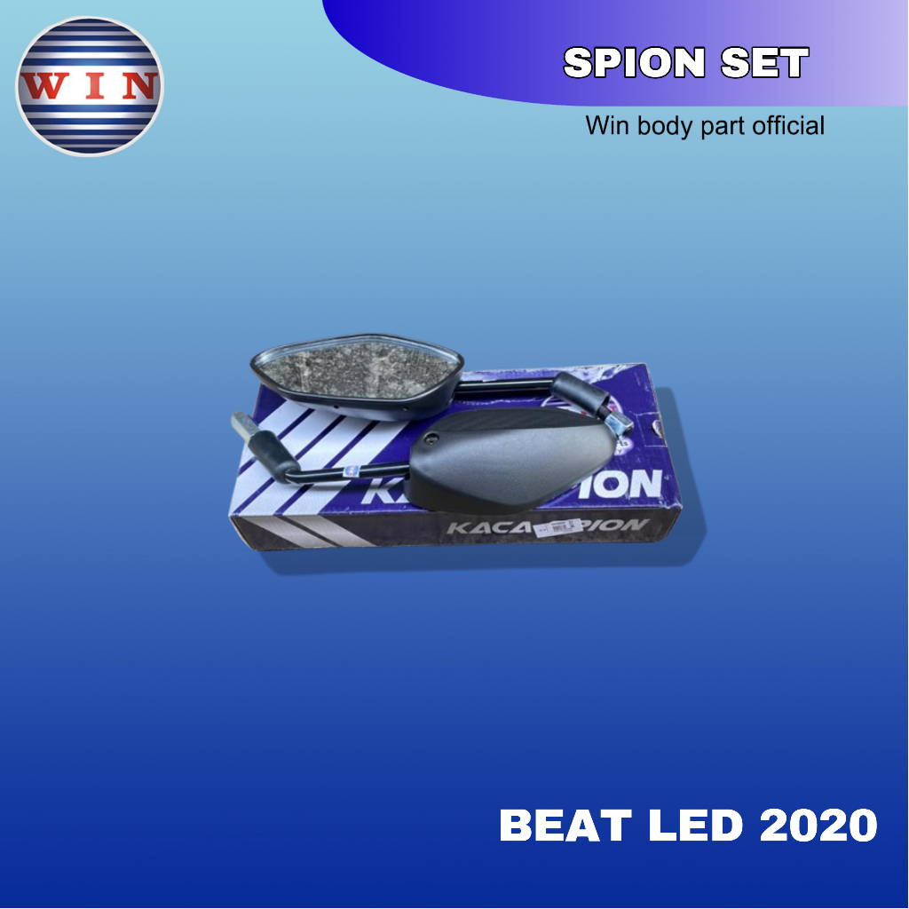 WIN Spion Set Kanan-Kiri Kaca Spion Beat New Led Deluxe/Street 2020 (K1A)