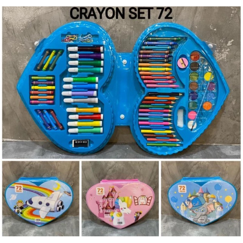 

Crayon Set Terbaru 72 PCS/ Alat Menggambar Anak Crayon