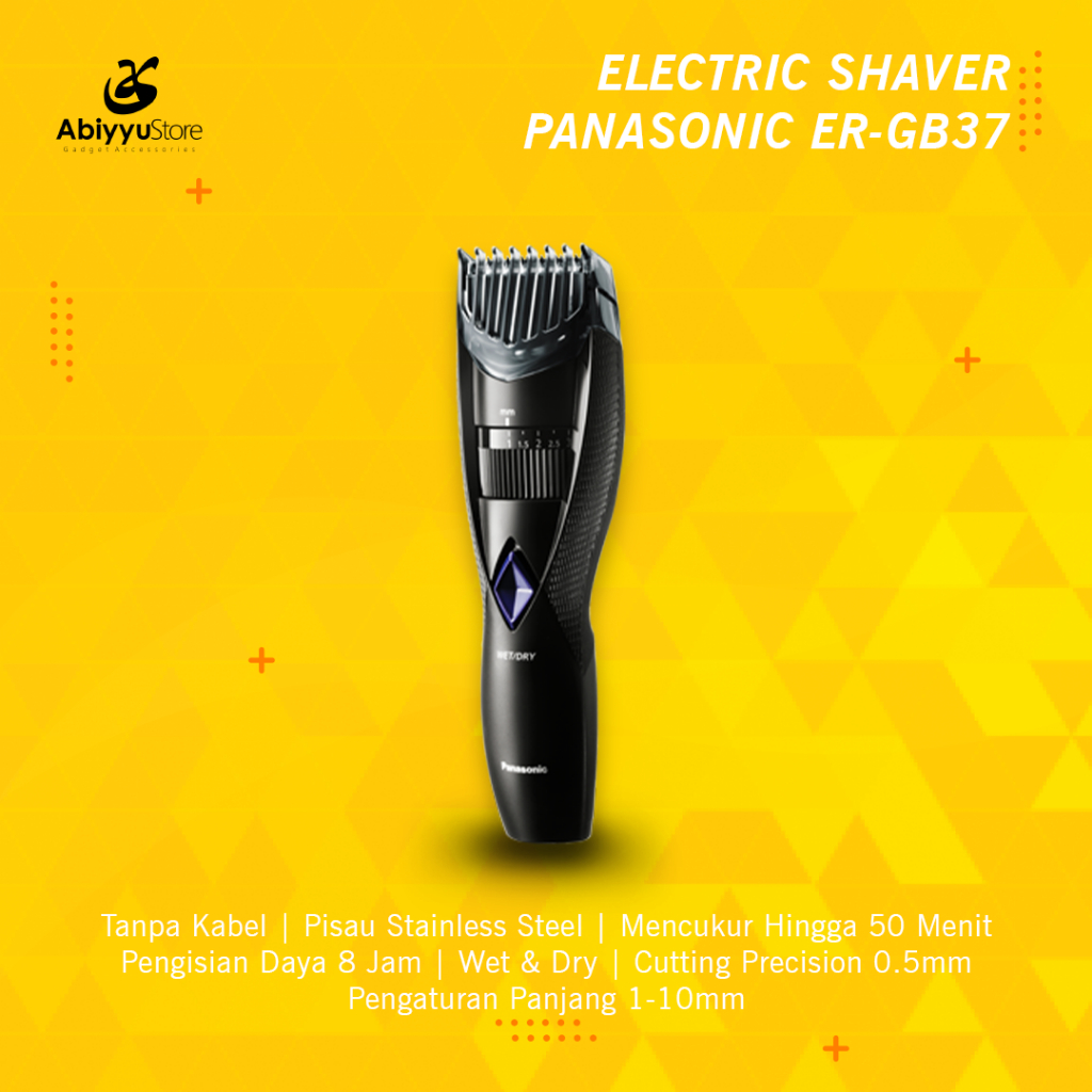 Mesin Cukur Panasonic ER-GB37 Pencukur Kumis Jenggot Jambang Elektrik