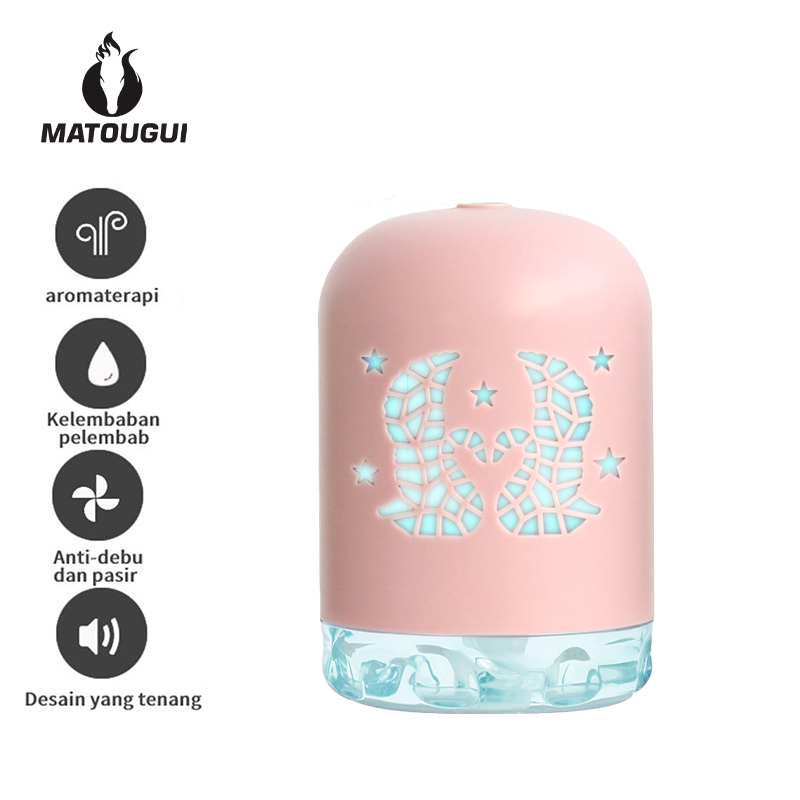 

Matougui Humidifier Essential Oil Diffuser Aroma Terapi Pengharum Ruangan JSQ-017