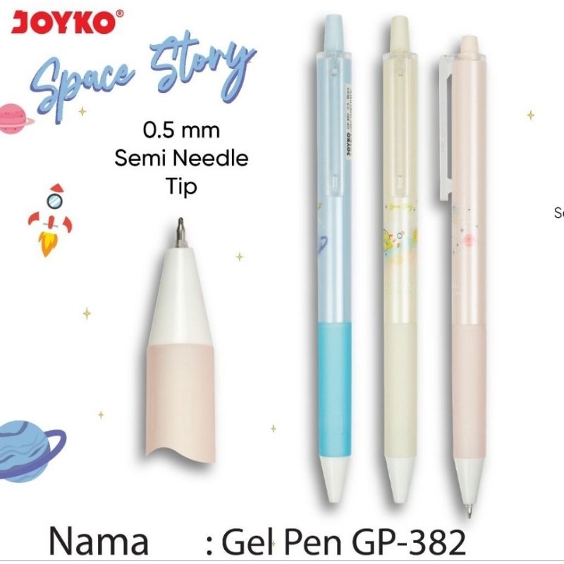

Pulpen Gel Pen Joyko GP-382 0,5mm (1pcs)