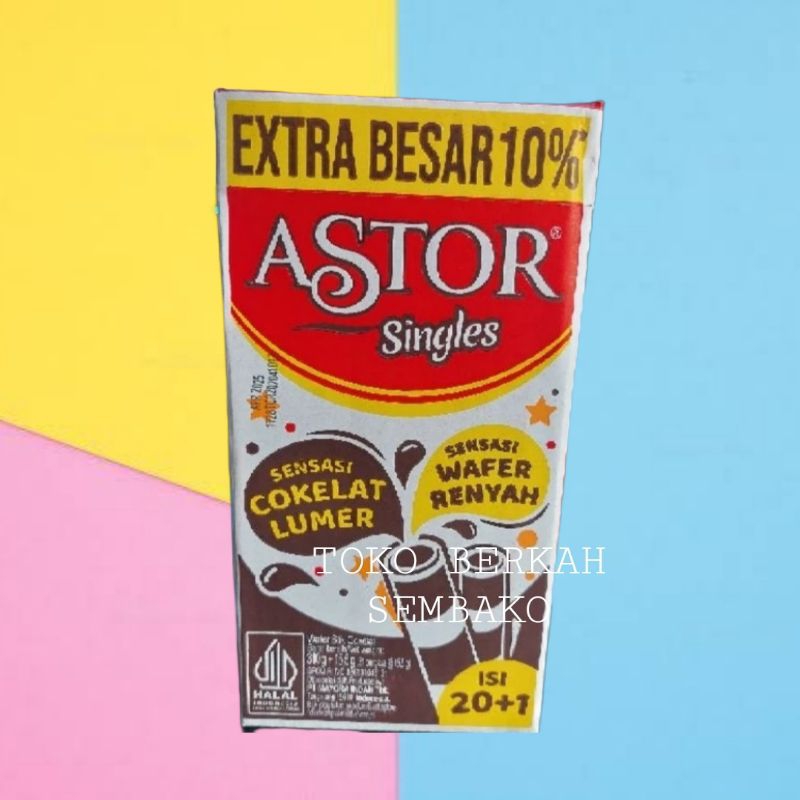 

Wafer ASTOR Singles Stik Cokelat -1 BOX