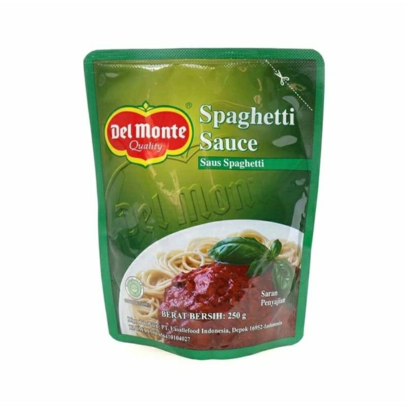 

Delmonte Spaghetti Saus pouch 250g