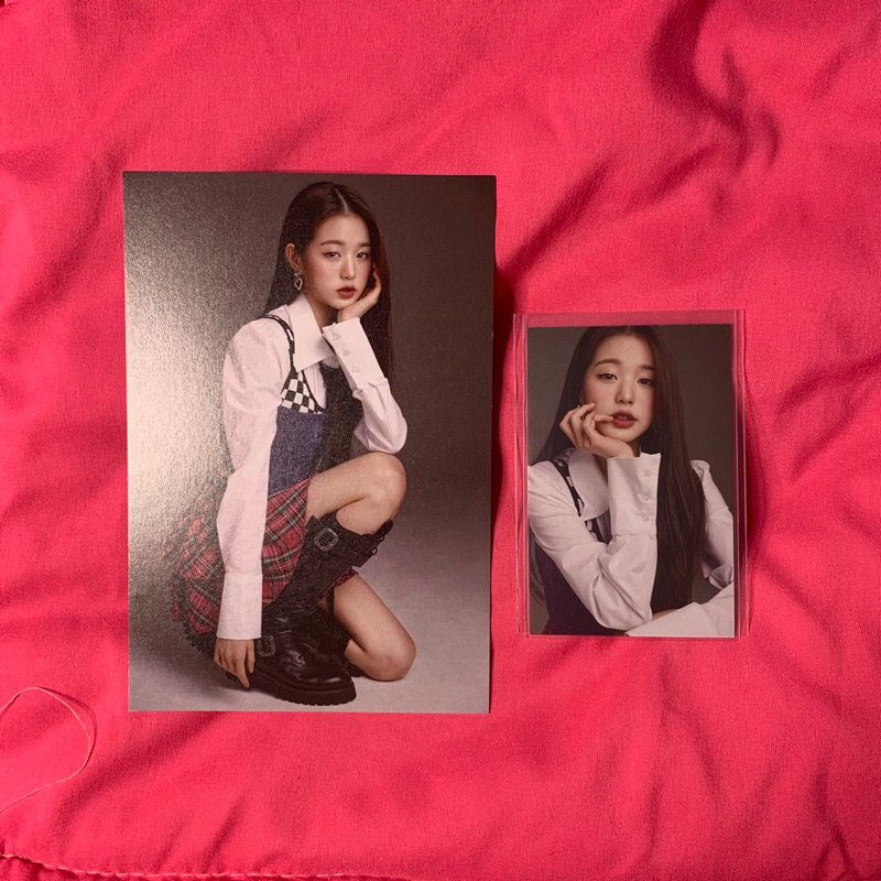 wonyoung photocard ive official cawaii japan magazine set postcard pc wony izone