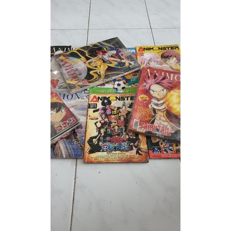 Majalah Anime Animonstar Edisi 2011 2012 2013 2014 Poster Aman