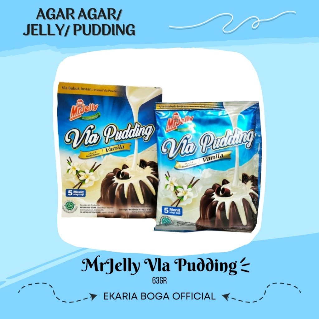 

JELLY | AGAR AGAR | PUDDING | MR JELLY VLA BUBUK INSTAN | MRJELLY VLA PUDDING 60G