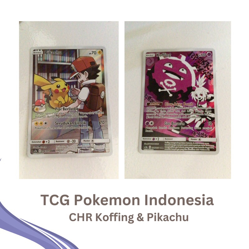 Kartu Pokemon Koleksi TCG Indonesia [Rarity CHR]