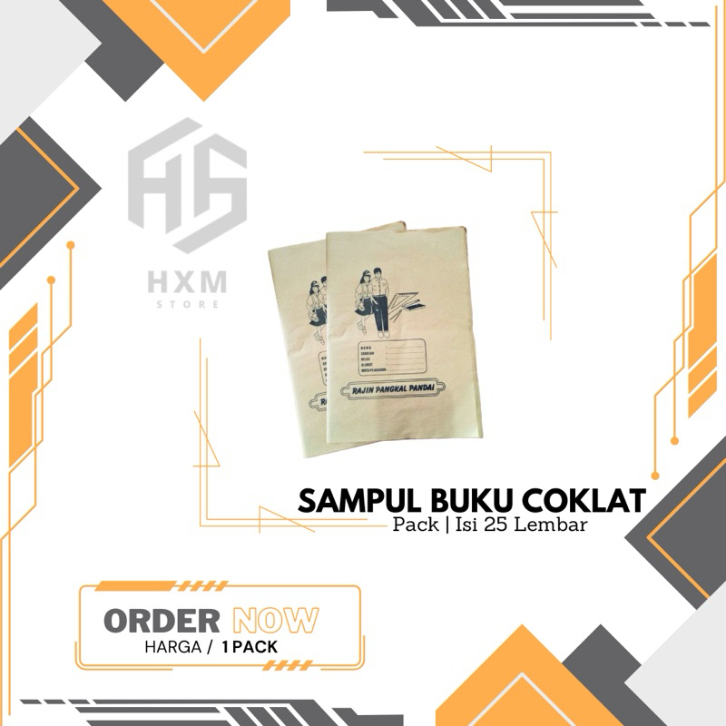 

Sampul Buku Coklat Isi 20 Lembar [1 Pack]